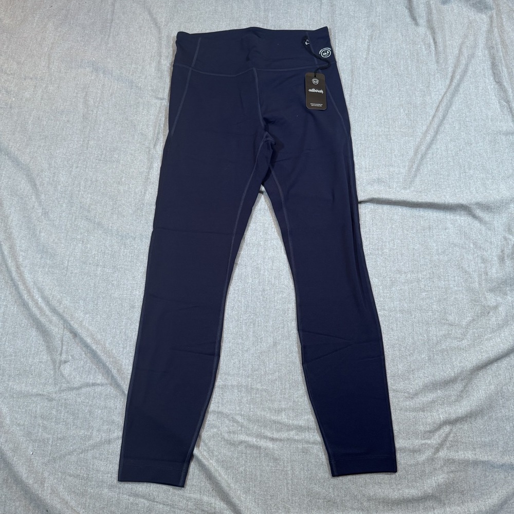 Allbirds Natural Legging Womens Medium Trino Merino Wool Tencel Blend Activewear